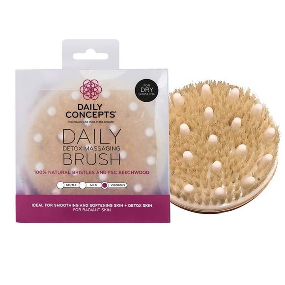 NWT Daily Concepts Daily Detox Massaging Brush - Picture 1 of 5